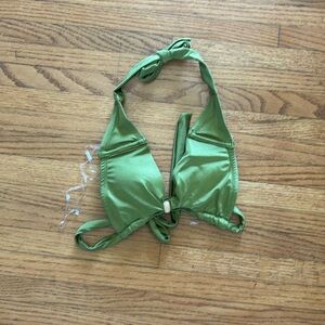 Hunkemoller green bikini top